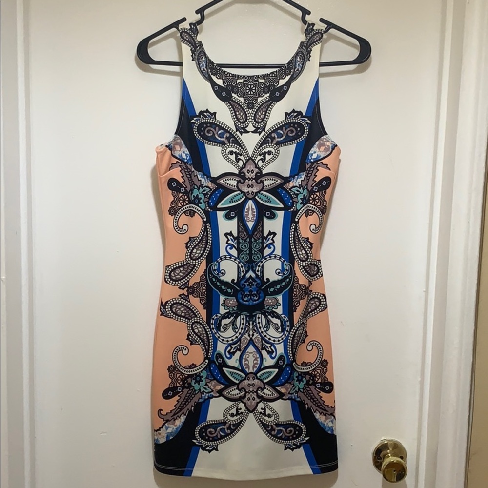 Printed Mini Dress